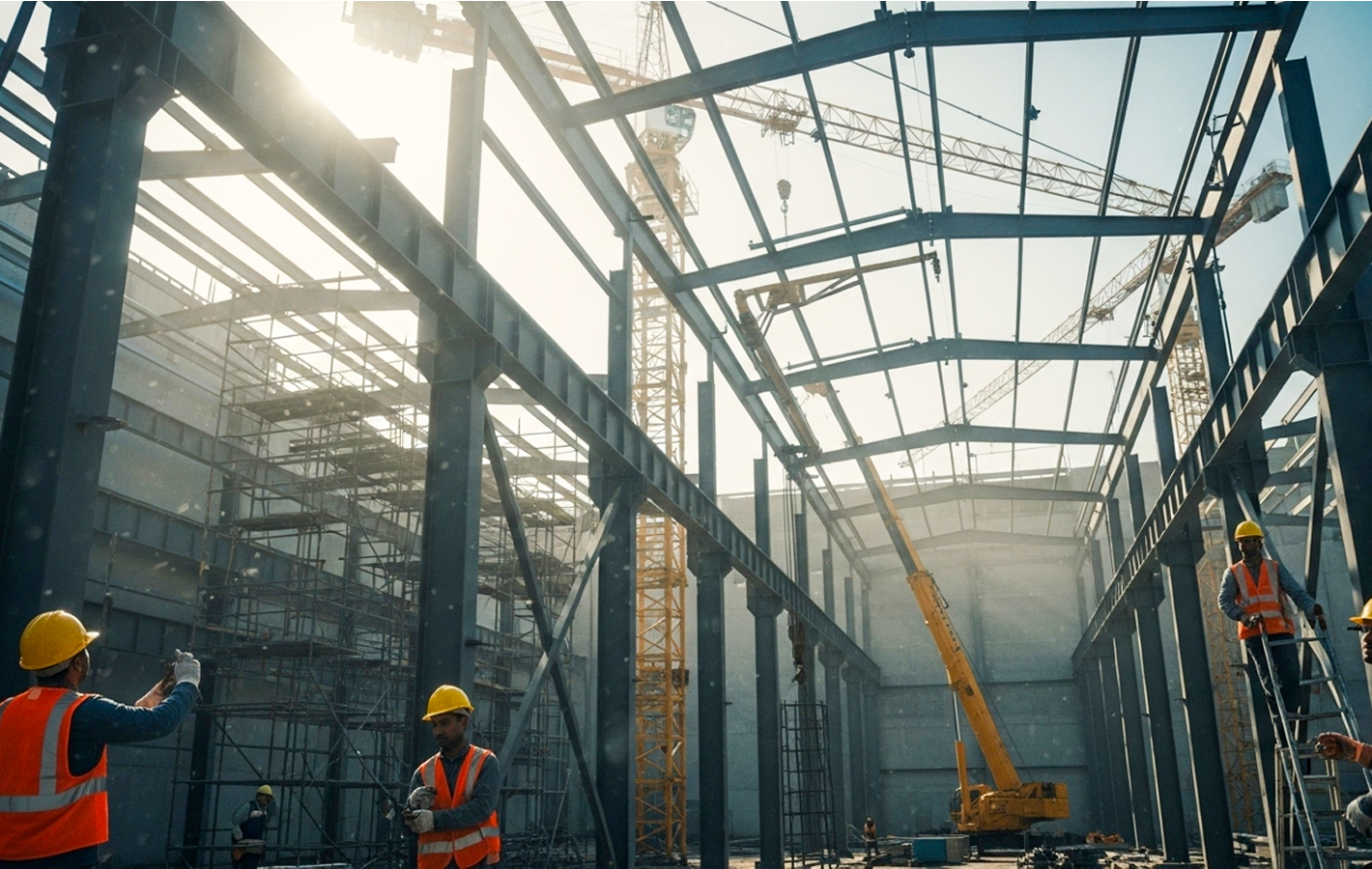 Construction of Industrial Warehouse