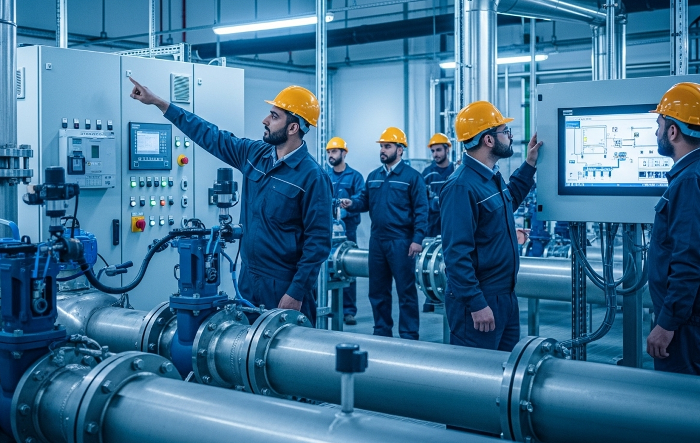 Water Treatment Facility Piping & Automation